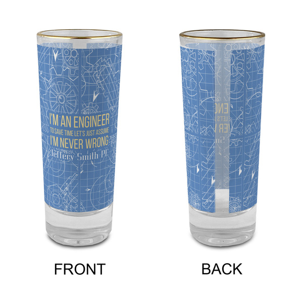 Engineer Quotes Glass Shot Glass - 2 oz - Single - APPROVAL
