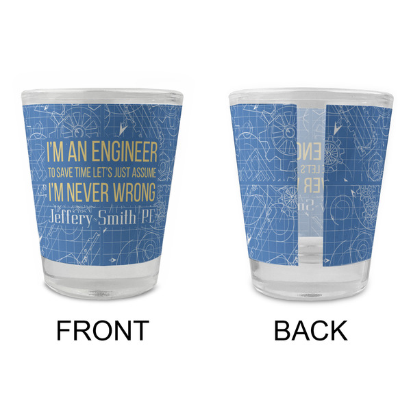 Engineer Quotes Glass Shot Glass - Standard - APPROVAL