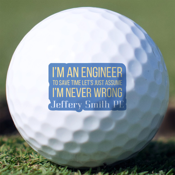 Custom Engineer Quotes Golf Balls