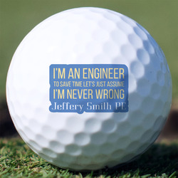 Engineer Quotes Golf Balls - Titleist Pro V1 - Set of 3