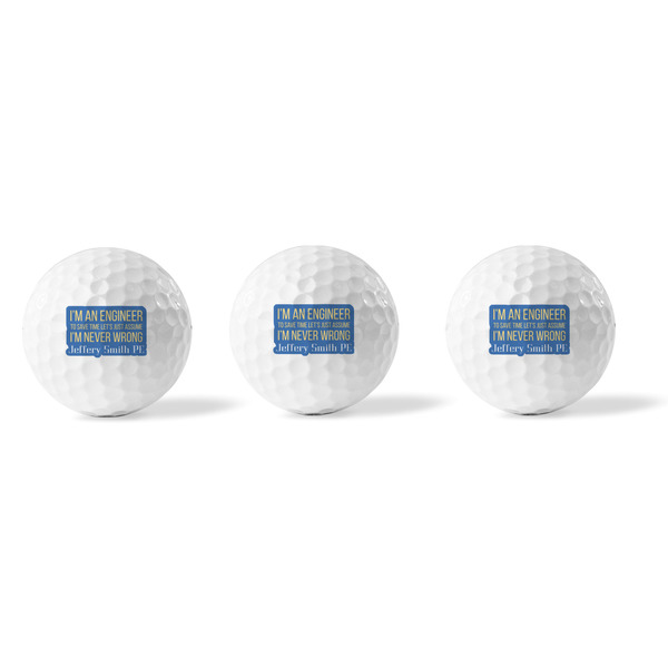 Engineer Quotes Golf Balls - Generic - Set of 3 - APPROVAL