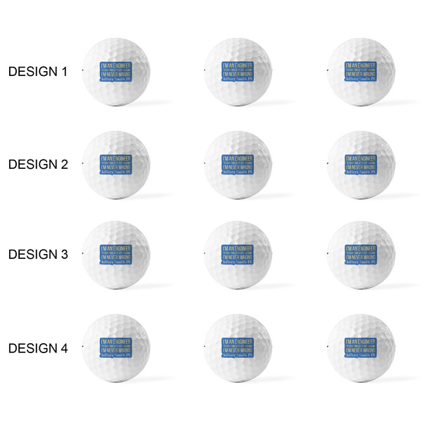 Engineer Quotes Golf Balls - Titleist - Set of 12 - APPROVAL