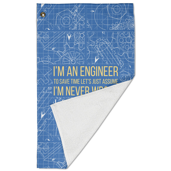 Engineer Quotes Golf Towel - Folded (Large)