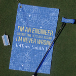 Engineer Quotes Golf Towel Gift Set (Personalized)