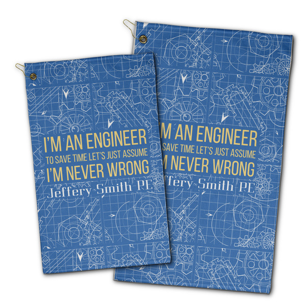 Engineer Quotes Golf Towel - PARENT (small and large)