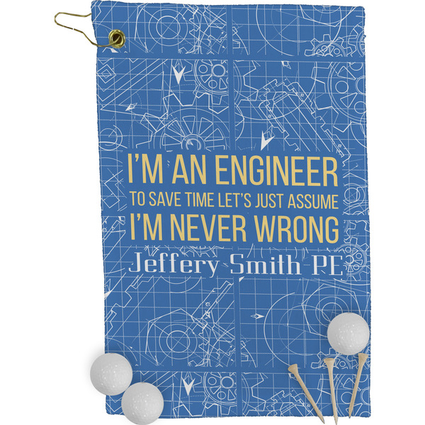Engineer Quotes Golf Towel (Personalized)