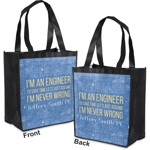 Engineer Quotes Grocery Bag - Apvl