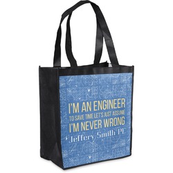 Engineer Quotes Grocery Bag (Personalized)