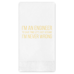 Engineer Quotes Guest Towels - Full Color
