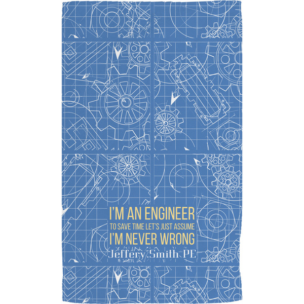 Engineer Quotes Hand Towel (Personalized) Full