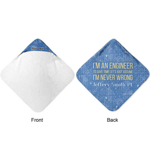 Engineer Quotes Hooded Baby Towel- Approval