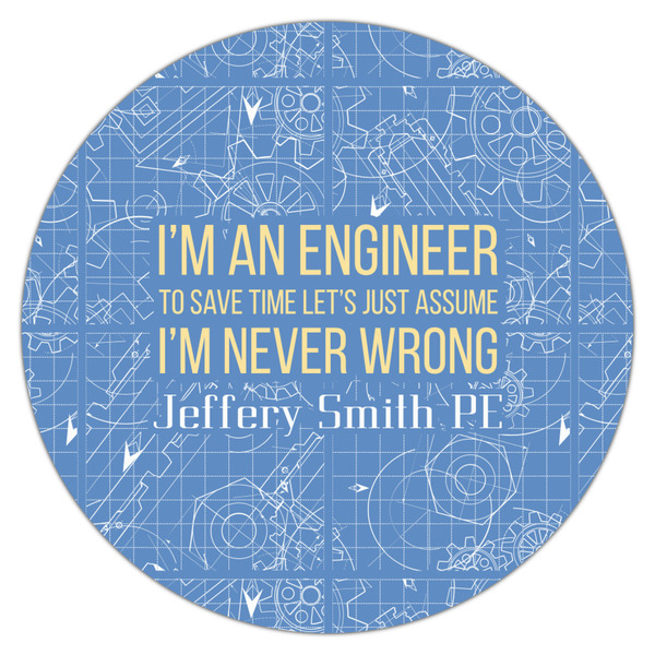Engineer Quotes Icing Circle - Large - Single
