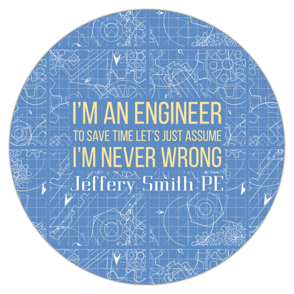 Engineer Quotes Icing Circle - Medium - Single