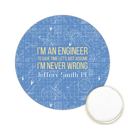 Engineer Quotes Printed Cookie Topper - 2.15" (Personalized)
