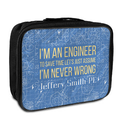 Engineer Quotes Insulated Lunch Bag (Personalized)