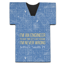 Engineer Quotes Jersey Bottle Cooler (Personalized)