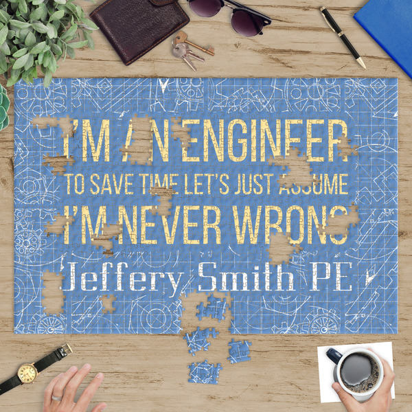 Engineer Quotes Jigsaw Puzzle 1014 Piece - In Context