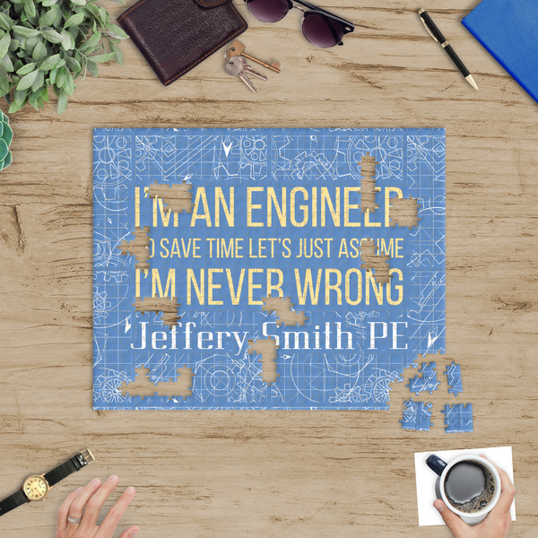 Engineer Quotes Jigsaw Puzzle 500 Piece - In Context