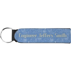 Engineer Quotes Neoprene Keychain Fob (Personalized)