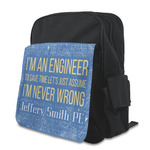 Engineer Quotes Preschool Backpack (Personalized)