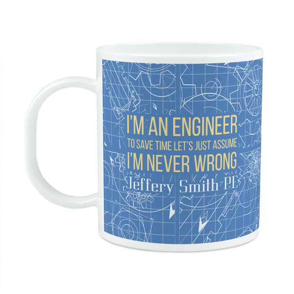 Custom Engineer Quotes Plastic Kids Mug (Personalized)