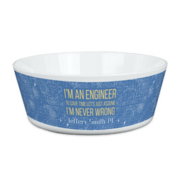 Engineer Quotes Kid's Bowl (Personalized)