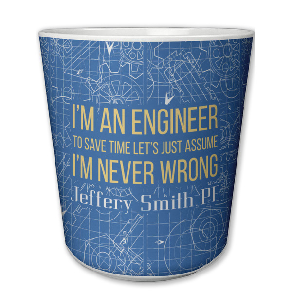 Custom Engineer Quotes Plastic Tumbler 6oz (Personalized)