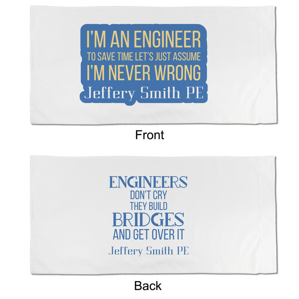 Engineer Quotes King Pillow Case - APPROVAL (partial print)