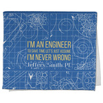 Engineer Quotes Kitchen Towel - Poly Cotton w/ Name or Text