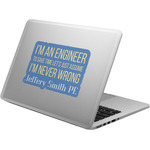 Engineer Quotes Laptop Decal (Personalized)