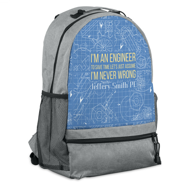 Custom Engineer Quotes Backpack (Personalized)