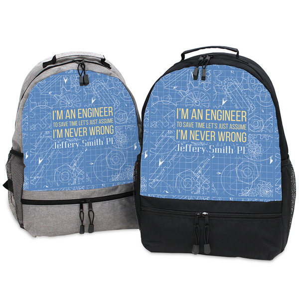 Engineer Quotes Large Backpacks - Both