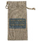 Engineer Quotes Large Burlap Gift Bag - Front