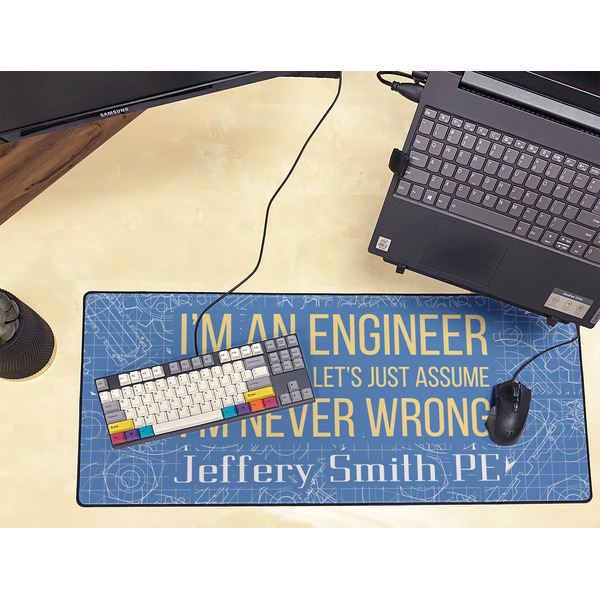 Engineer Quotes Large Gaming Mats - LIFESTYLE