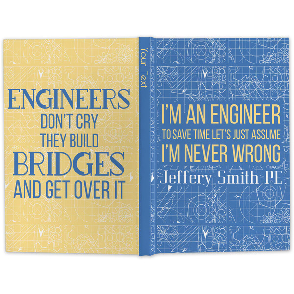 Engineer Quotes Large Hard Cover Journal - Apvl