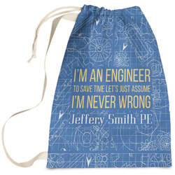 Engineer Quotes Laundry Bag - Large (Personalized)