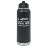 Engineer Quotes Water Bottles - Laser Engraved (Personalized)