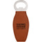 Engineer Quotes Leather Bar Bottle Opener - Single