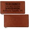Engineer Quotes Leather Checkbook Holder Front and Back Single Sided - Apvl