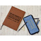 Engineer Quotes Leather Sketchbook - Small - Single Sided - In Context