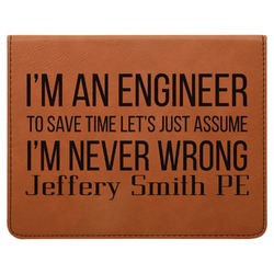 Engineer Quotes Leatherette 4-Piece Wine Tool Set (Personalized)