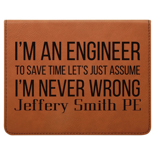 Engineer Quotes Leatherette 4-Piece Wine Tool Set Flat