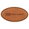 Engineer Quotes Leatherette Oval Name Badges with Magnet - Main