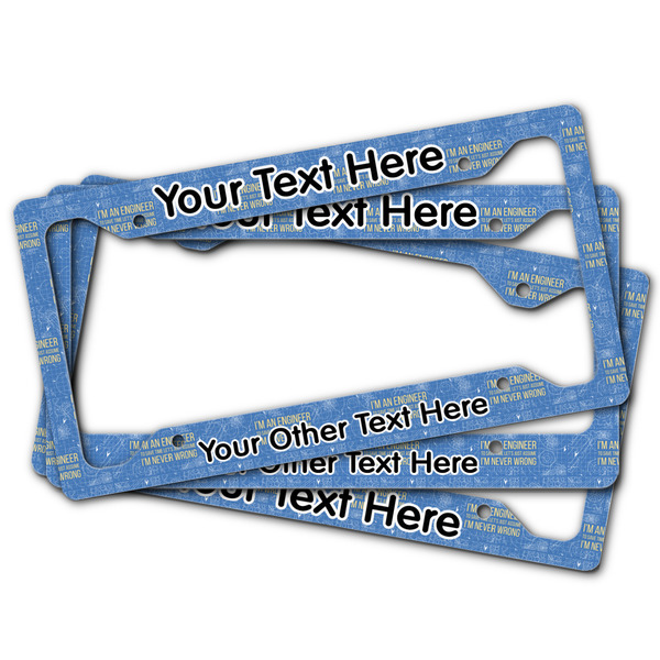 Engineer Quotes License Plate Frames - (PARENT MAIN)