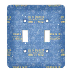 Engineer Quotes Light Switch Cover (2 Toggle Plate)