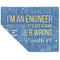 Engineer Quotes Linen Placemat - Folded Corner (double side)