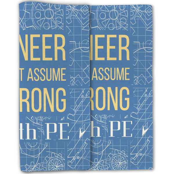 Engineer Quotes Linen Placemat - Folded Half (double sided)