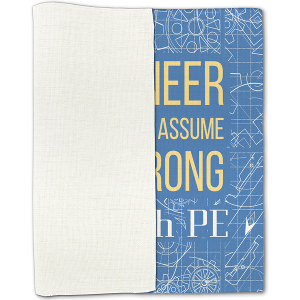Engineer Quotes Linen Placemat - Folded Half