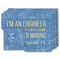 Engineer Quotes Linen Placemat - MAIN Set of 4 (double sided)