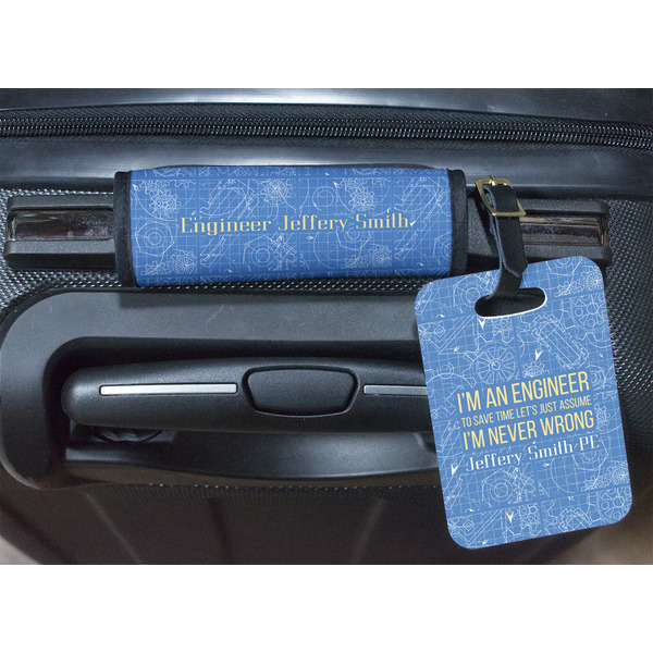 Engineer Quotes Luggage Wrap & Tag